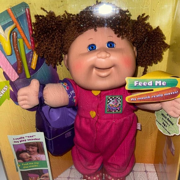 CABBAGE PATCH GIRL DOLL FUNTIME SNACKS New in Box~ MITZI DONNA~AUG 1 ~ Vintage - Picture 2 of 11